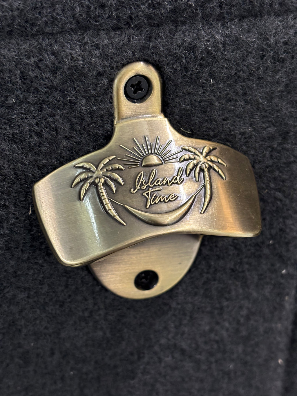 Island Time Brass Bottle Opener