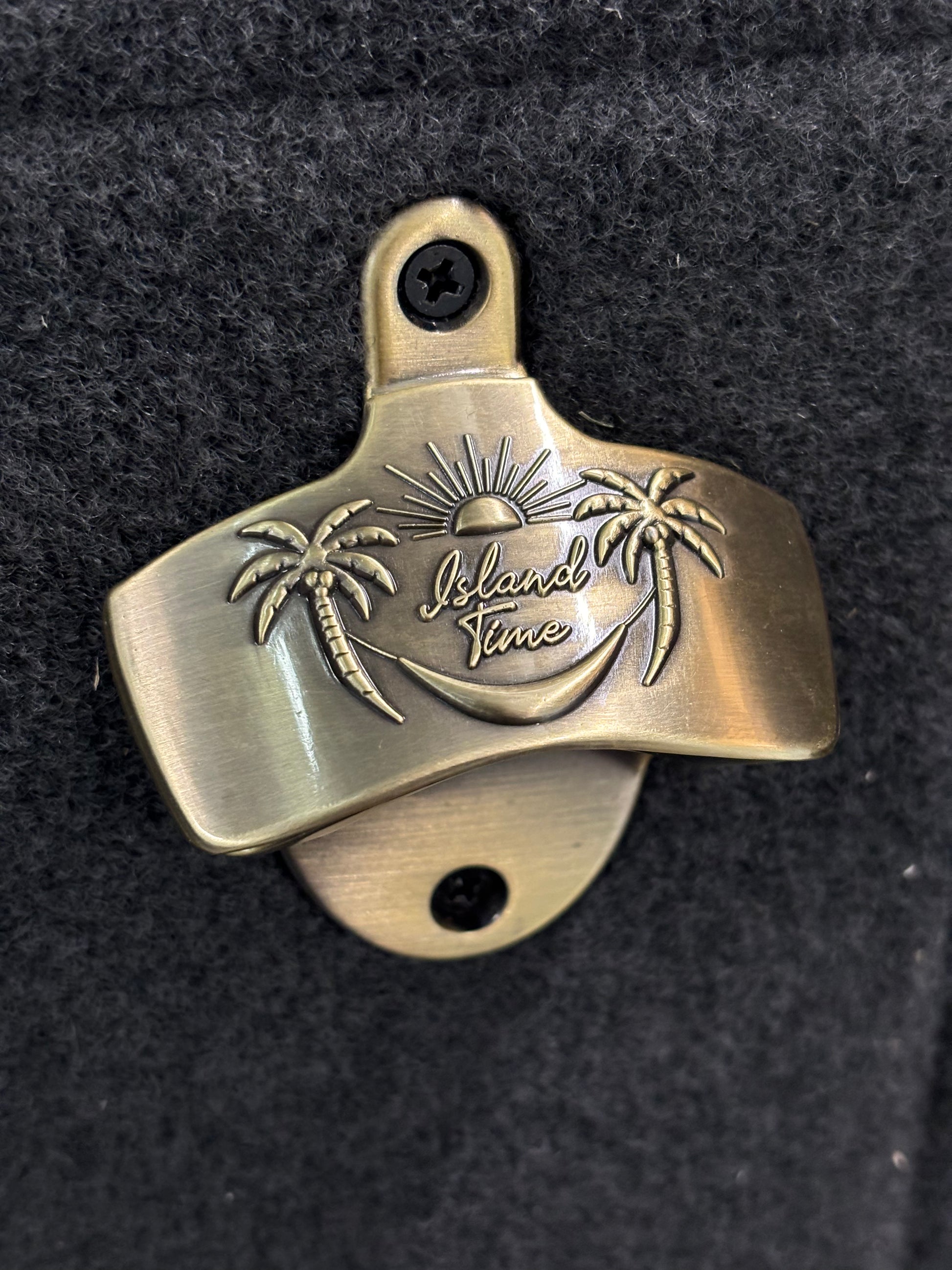 Island Time Brass Bottle Opener