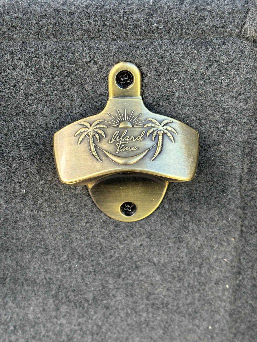 Island Time Brass Bottle Opener
