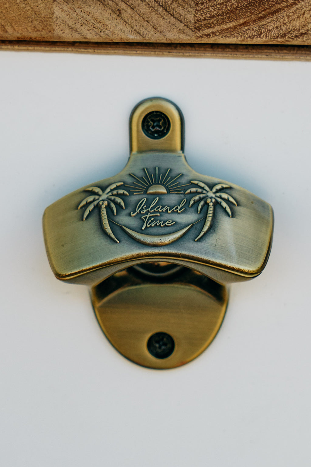 Island Time Brass Bottle Opener